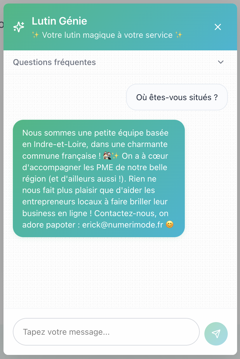 LutinGénie Interface